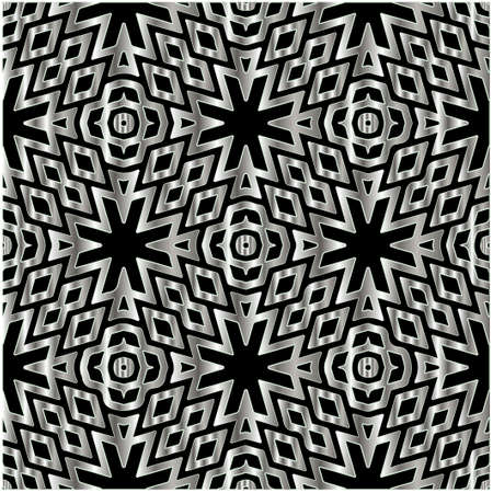 metal pattern on a black background. pattern for fabric, wallpaper, packaging. Decorative print.