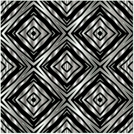 metal pattern on a black background. pattern for fabric, wallpaper, packaging. Decorative print.のイラスト素材