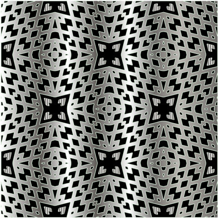 metal pattern on a black background. pattern for fabric, wallpaper, packaging. Decorative print.のイラスト素材