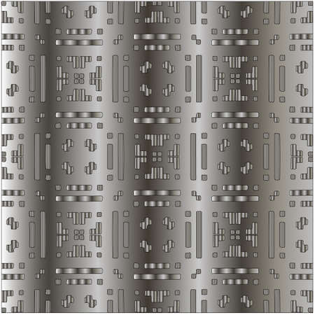 Metal textured plate. Steel industrial polished pattern.abstract background.のイラスト素材