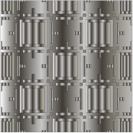 Metal textured plate. Steel industrial polished pattern.abstract background.のイラスト素材