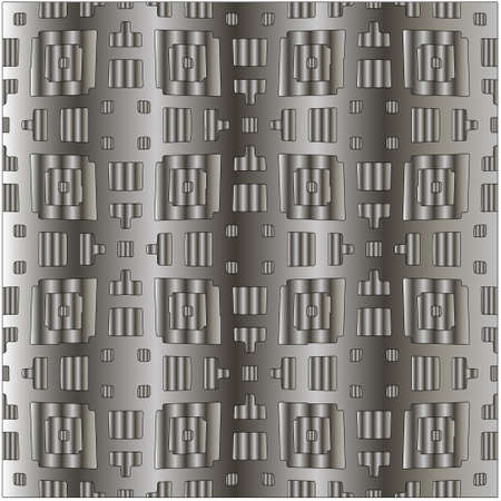 Metal textured plate. Steel industrial polished pattern.abstract background.のイラスト素材