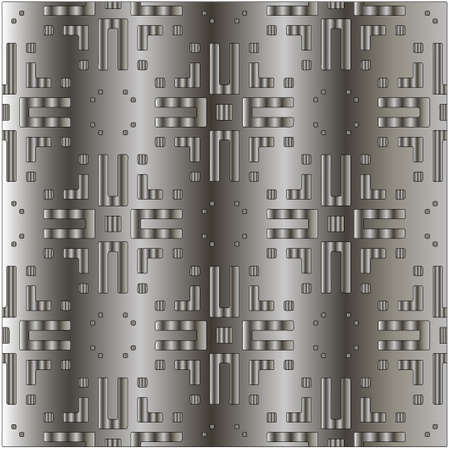 Metal textured plate. Steel industrial polished pattern.abstract background.のイラスト素材