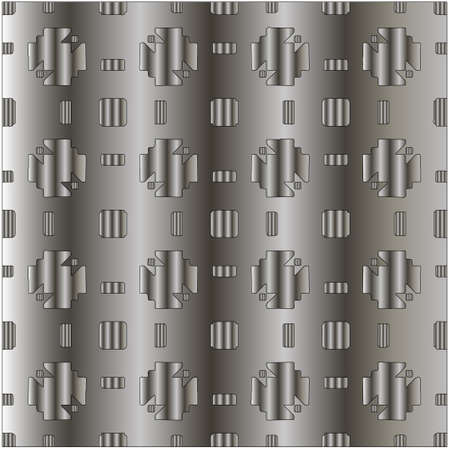 Metal textured plate. Steel industrial polished pattern.abstract background.のイラスト素材