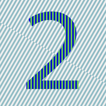 Number sign vector image.Abstract background.のイラスト素材