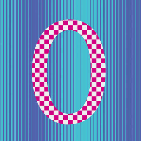 Number sign vector image.Abstract background.のイラスト素材