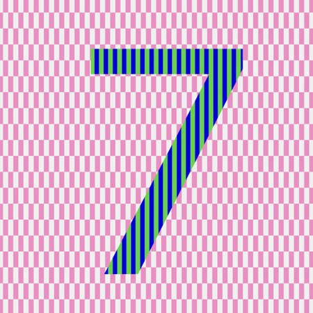 Number sign vector image.Abstract background.のイラスト素材