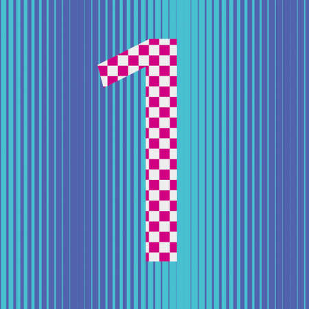 Number sign vector image.Abstract background.のイラスト素材