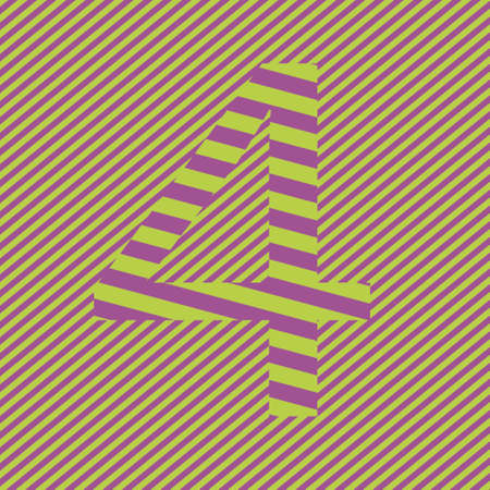 Number sign vector image.Abstract background.のイラスト素材