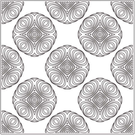 Repeating geometric tiles from striped elements.Modern geometric background with abstract shapes.Monochromatic Repeating Patterns.black and white striped pattern for design.のイラスト素材