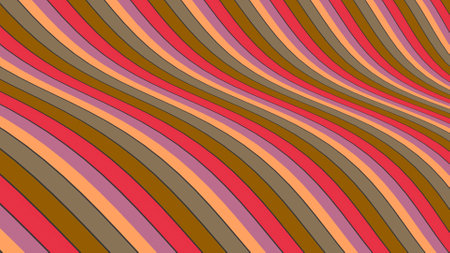 raster pattern with wavy stripes. Modern stylish abstract texture. abstract striped background....