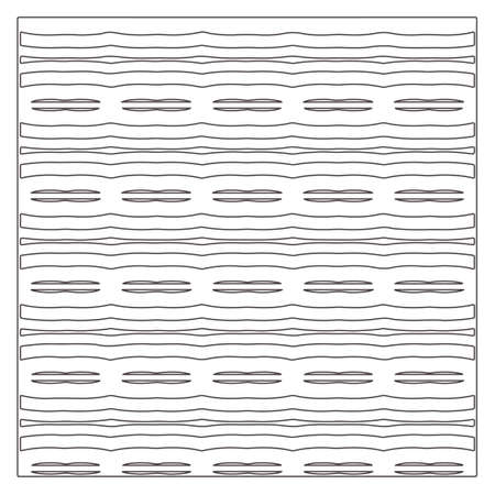 vector pattern in geometric ornamental style. Black and white pattern.のイラスト素材