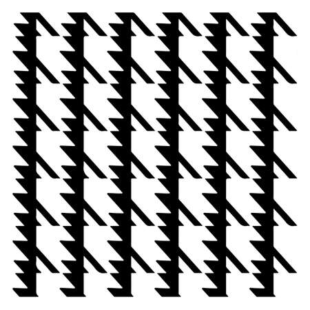 Vector ethnic pattern with symmetrical elements Monochrome texture.Black and