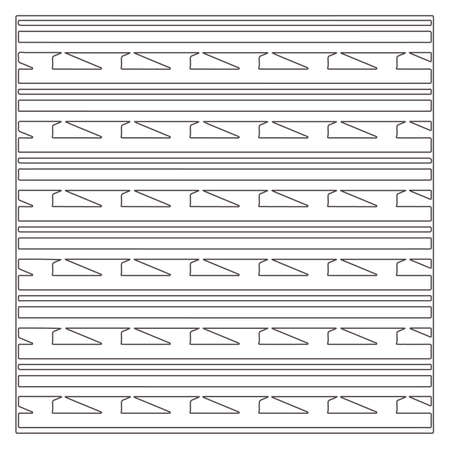 Vector ethnic pattern with symmetrical elements Monochrome texture.Black andのイラスト素材