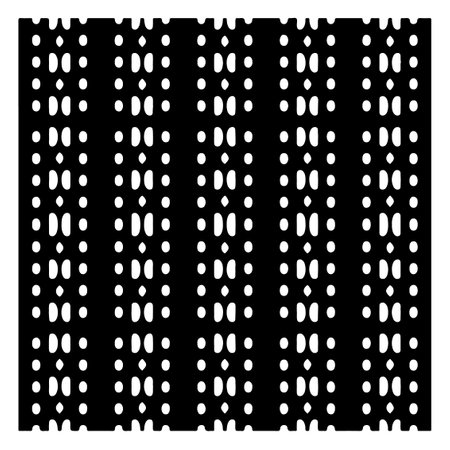 Vector seamless models. Modern stylish texture. Composition from regularly repeating geometrical element. Monochrome, simple. Vector illustrations.のイラスト素材