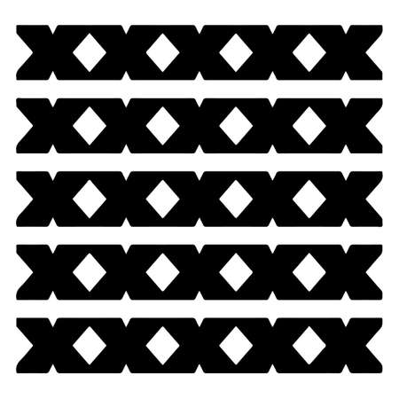 Vector seamless models. Modern stylish texture. Composition from regularly repeating geometrical element. Monochrome, simple. Vector illustrations.のイラスト素材