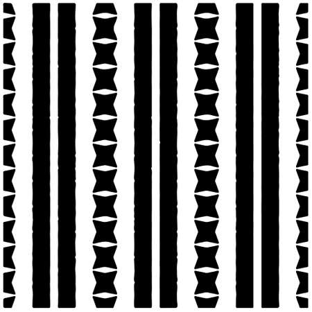 Seamless ethnic pattern color black and white.Can be used in fabric design for clothes, accessories; decorative paper, wrapping, background, wallpaper, Vector illustration.のイラスト素材
