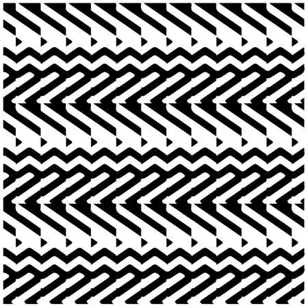 Seamless ethnic pattern color black and white.Can be used in fabric design for clothes, accessories; decorative paper, wrapping, background, wallpaper, Vector illustration.のイラスト素材