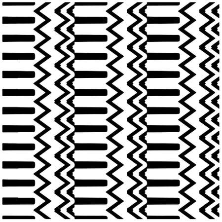 Seamless ethnic pattern color black and white.Can be used in fabric design for clothes, accessories;...