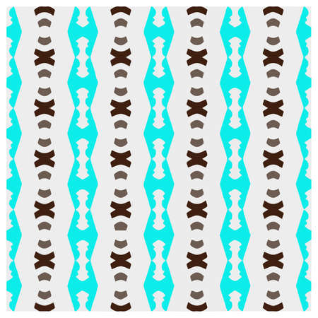 Abstract ethnic rug ornamental seamless pattern.Perfect for fashion, textile design, cute themed fabric, on wall paper, wrapping paper, fabrics and home decor.のイラスト素材