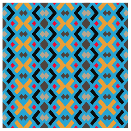 Abstract ethnic rug ornamental seamless pattern.Perfect for fashion, textile design, cute themed...