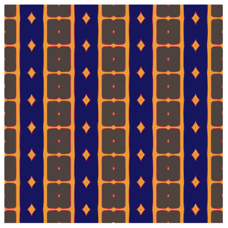 Abstract ethnic rug ornamental seamless pattern.Perfect for fashion, textile design, cute themed fabric, on wall paper, wrapping paper, fabrics and home decor.のイラスト素材