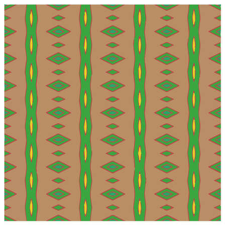 Abstract ethnic rug ornamental seamless pattern.Perfect for fashion, textile design, cute themed fabric, on wall paper, wrapping paper, fabrics and home decor.のイラスト素材