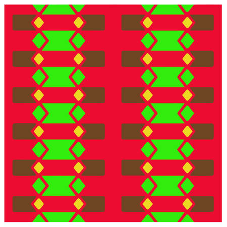 Abstract ethnic rug ornamental seamless pattern.Perfect for fashion, textile design, cute themed fabric, on wall paper, wrapping paper, fabrics and home decor.のイラスト素材