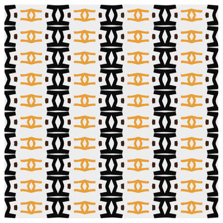 Abstract ethnic rug ornamental seamless pattern.Perfect for fashion, textile design, cute themed fabric, on wall paper, wrapping paper, fabrics and home decor.のイラスト素材