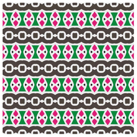 Abstract ethnic rug ornamental seamless pattern.Perfect for fashion, textile design, cute themed fabric, on wall paper, wrapping paper, fabrics and home decor.のイラスト素材