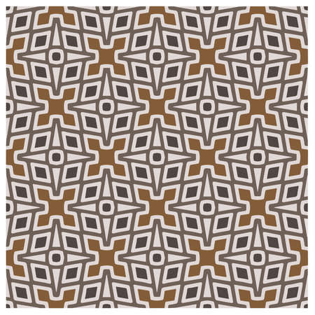 Abstract ethnic rug ornamental seamless pattern.Perfect for fashion, textile design, cute themed fabric, on wall paper, wrapping paper, fabrics and home decor.のイラスト素材