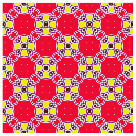 Abstract ethnic rug ornamental seamless pattern.Perfect for fashion, textile design, cute themed fabric, on wall paper, wrapping paper, fabrics and home decor.のイラスト素材