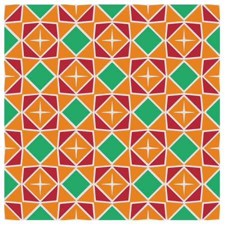 Abstract ethnic rug ornamental seamless pattern.Perfect for fashion, textile design, cute themed fabric, on wall paper, wrapping paper, fabrics and home decor.のイラスト素材