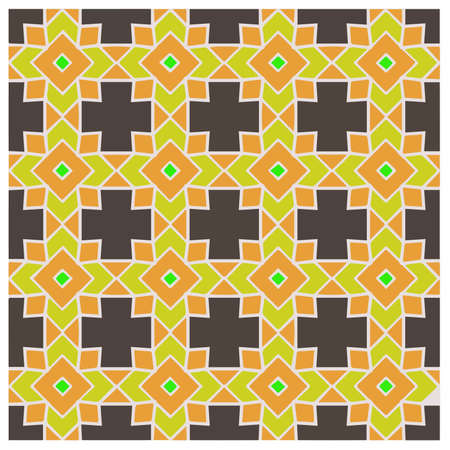 Abstract ethnic rug ornamental seamless pattern.Perfect for fashion, textile design, cute themed fabric, on wall paper, wrapping paper, fabrics and home decor.のイラスト素材