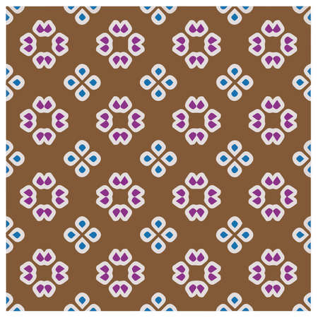 Abstract ethnic rug ornamental seamless pattern.Perfect for fashion, textile design, cute themed fabric, on wall paper, wrapping paper, fabrics and home decor.のイラスト素材