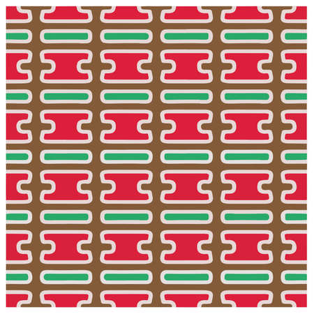 Abstract ethnic rug ornamental seamless pattern.Perfect for fashion, textile design, cute themed fabric, on wall paper, wrapping paper, fabrics and home decor.のイラスト素材