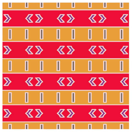 Abstract ethnic rug ornamental seamless pattern.Perfect for fashion, textile design, cute themed fabric, on wall paper, wrapping paper, fabrics and home decor.のイラスト素材