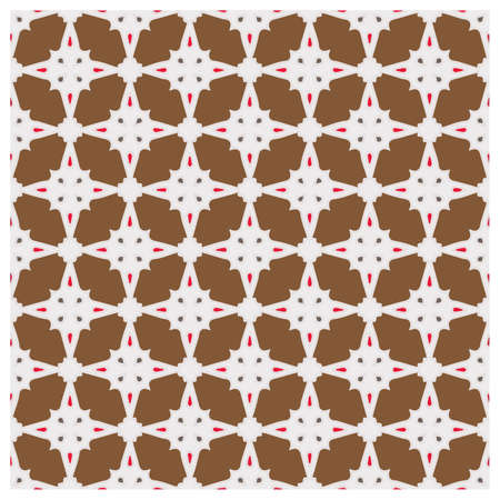 Abstract ethnic rug ornamental seamless pattern.Perfect for fashion, textile design, cute themed fabric, on wall paper, wrapping paper, fabrics and home decor.のイラスト素材