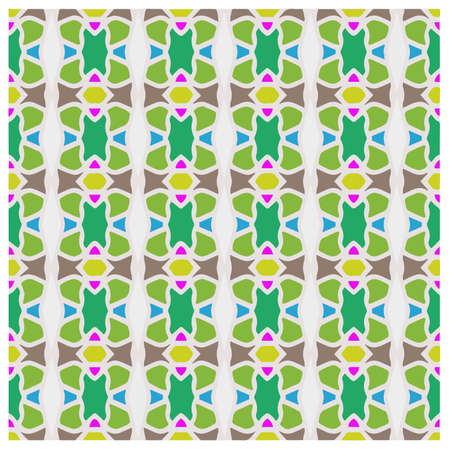 Abstract ethnic rug ornamental seamless pattern.Perfect for fashion, textile design, cute themed fabric, on wall paper, wrapping paper, fabrics and home decor.のイラスト素材