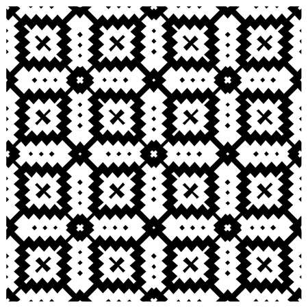Abstract background with black and white pattern. Unique geometric vector swatch. Perfect for site...