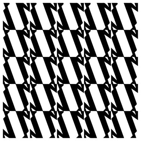 Abstract background with black and white pattern. Unique geometric vector swatch. Perfect for site...