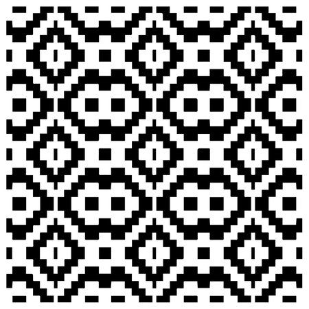 Abstract background with black and white pattern. Unique geometric vector swatch. Perfect for site backdrop, wrapping paper, wallpaper, textile and surface design.のイラスト素材