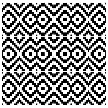 Abstract background with black and white pattern. Unique geometric vector swatch. Perfect for site backdrop, wrapping paper, wallpaper, textile and surface design.のイラスト素材