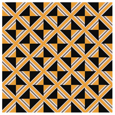 Abstract ethnic rug ornamental seamless pattern.Perfect for fashion, textile design, cute themed fabric, on wall paper, wrapping paper, fabrics and home decor.のイラスト素材