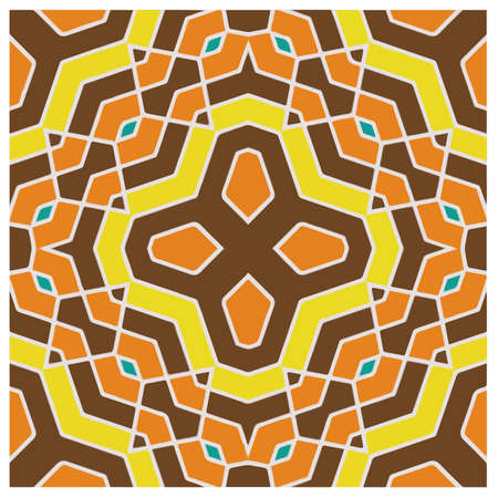 Abstract ethnic rug ornamental seamless pattern.Perfect for fashion, textile design, cute themed fabric, on wall paper, wrapping paper, fabrics and home decor.のイラスト素材