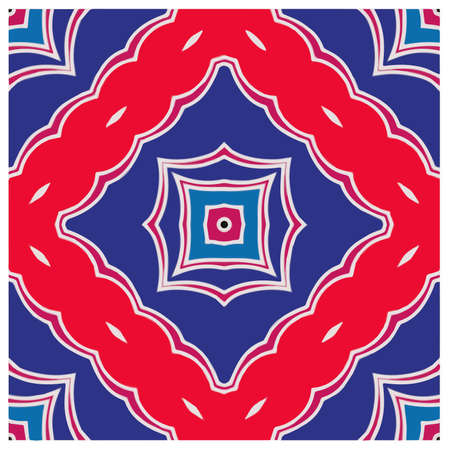 Abstract ethnic rug ornamental seamless pattern.Perfect for fashion, textile design, cute themed fabric, on wall paper, wrapping paper, fabrics and home decor.のイラスト素材