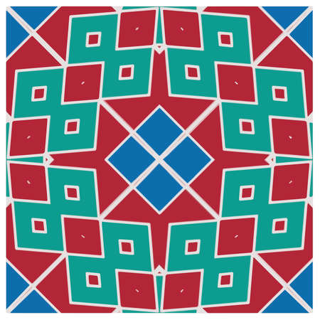 Abstract ethnic rug ornamental seamless pattern.Perfect for fashion, textile design, cute themed fabric, on wall paper, wrapping paper, fabrics and home decor.のイラスト素材