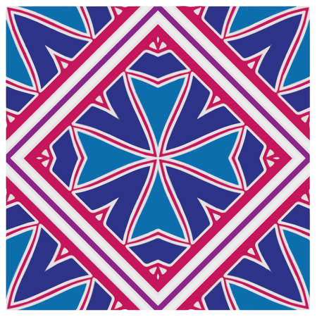 Abstract ethnic rug ornamental seamless pattern.Perfect for fashion, textile design, cute themed fabric, on wall paper, wrapping paper, fabrics and home decor.のイラスト素材