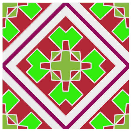 Abstract ethnic rug ornamental seamless pattern.Perfect for fashion, textile design, cute themed fabric, on wall paper, wrapping paper, fabrics and home decor.のイラスト素材