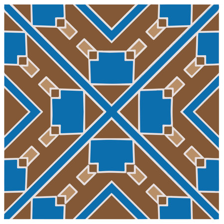 Abstract ethnic rug ornamental seamless pattern.Perfect for fashion, textile design, cute themed fabric, on wall paper, wrapping paper, fabrics and home decor.のイラスト素材